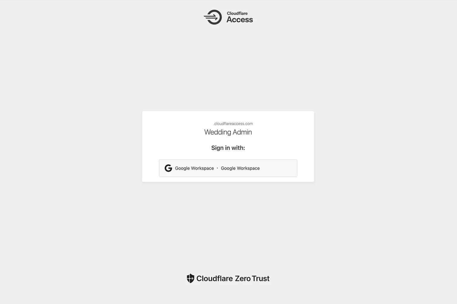Admin Access