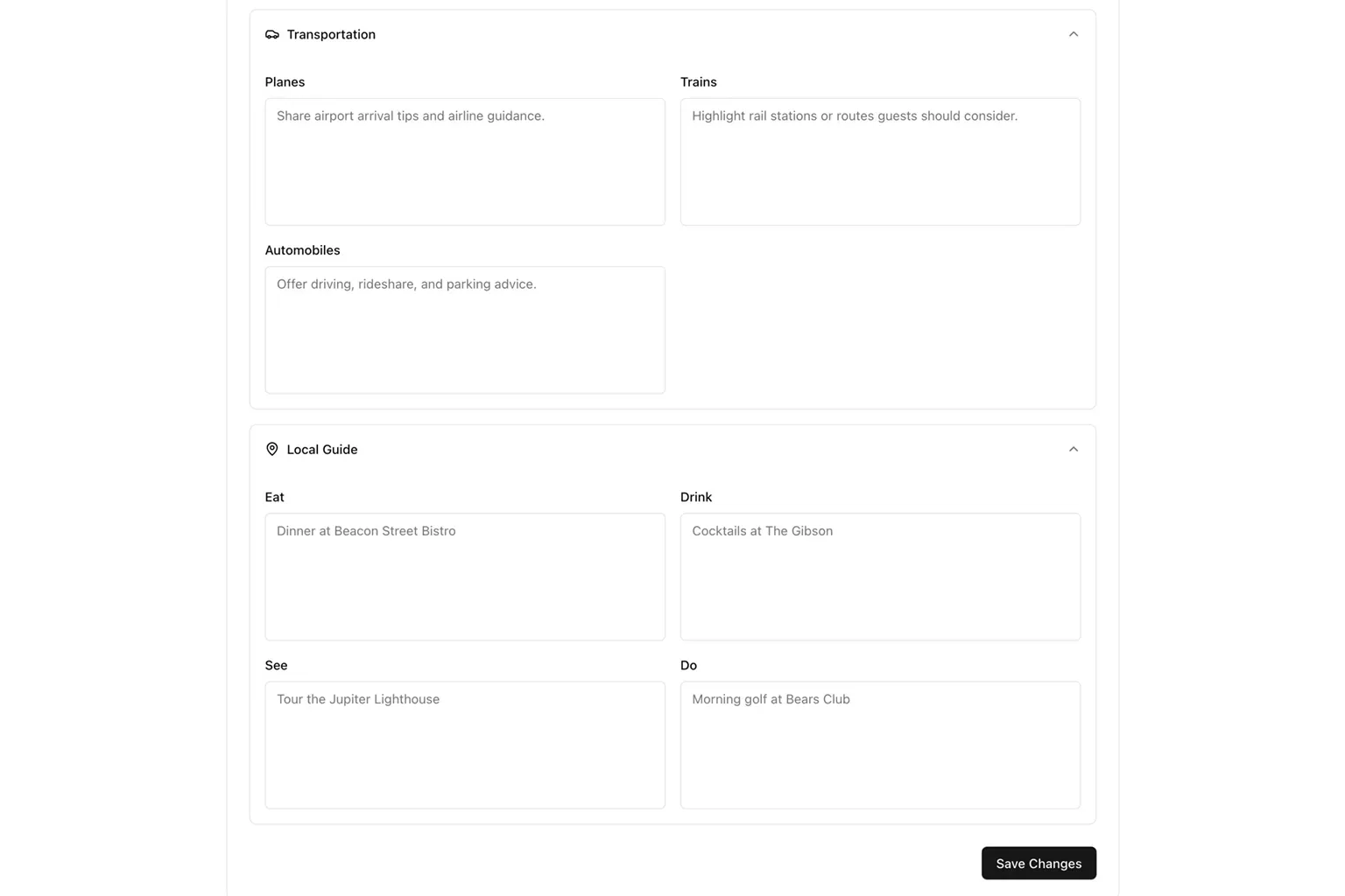 Admin Events Transportation and Local Guide