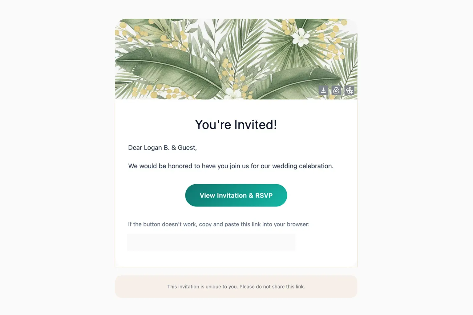 Invite Email