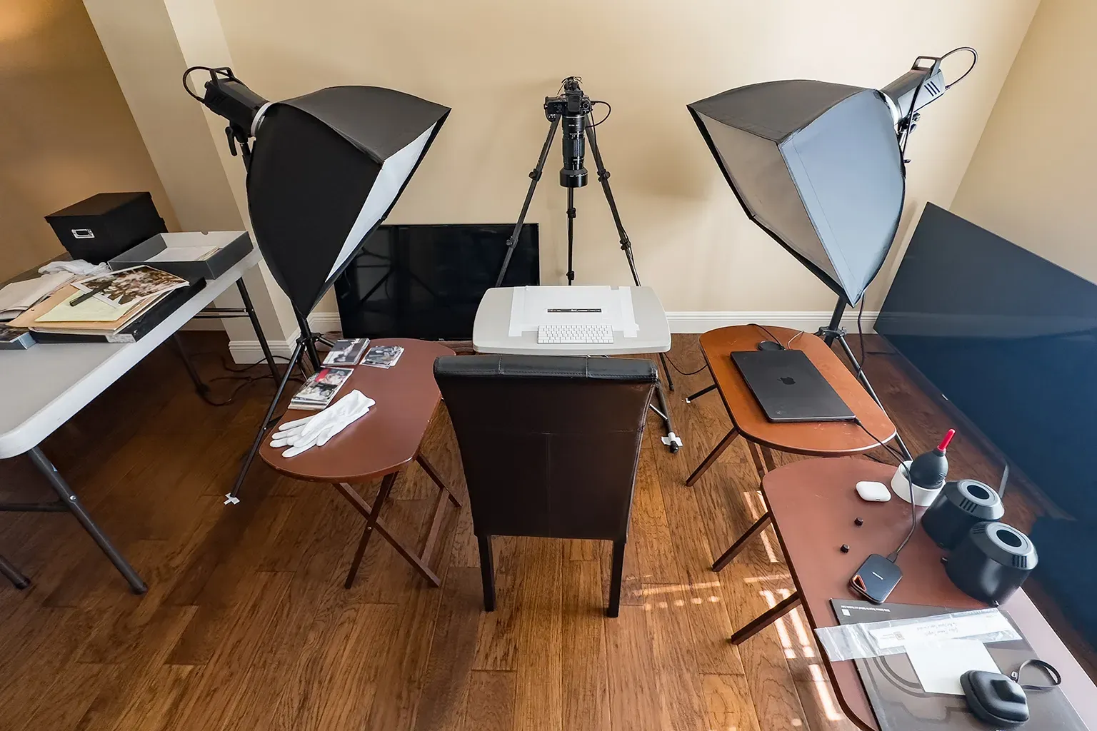 Photo of a home photo studio
